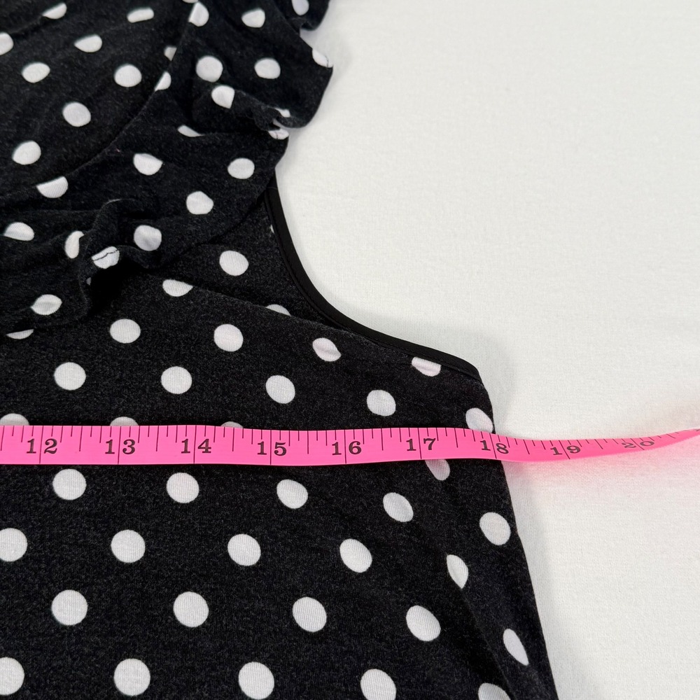 Kate Spade Dream A Little Dream Chemise S Polka Dot Ruffle Bow Nightgown Dress - Picture 6 of 15